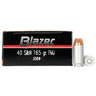 CCI Blazer Aluminum .40 S&W Ammunition 165 Grain Full Metal Jacket 1100fps CCI Blazer Aluminum .40 S&W Ammunition 165 Grain Full Metal Jacket 1100fps