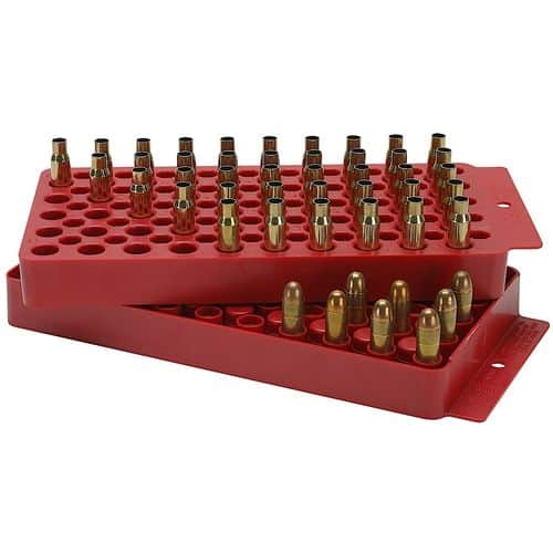 MTM LT150M30 Universal Loading Tray All Handgun/Rifle 50rds Red MTM LT150M30 Universal Loading Tray All Handgun/Rifle 50rds Red