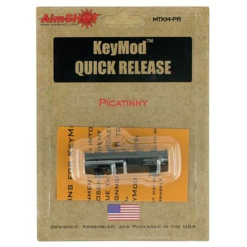 Aimshot MTKMQRPR KeyMod QR Picatinny Rail Black Aimshot MTKMQRPR KeyMod QR Picatinny Rail Black