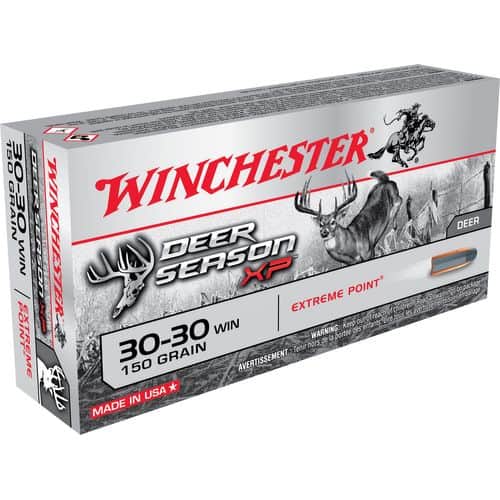Winchester Ammo Deer Season XP 30-30 Win 150 gr Extreme Point - X3030DS Winchester Ammo Deer Season XP 30-30 Win 150 gr Extreme Point - X3030DS