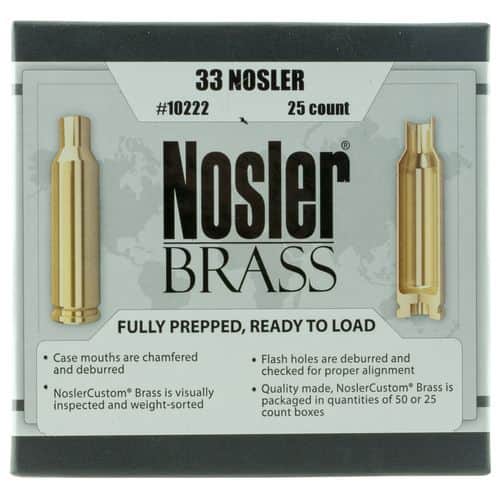 Nosler 10222
Rifle 33 Nosler Brass 25 Per Box Nosler 10222
Rifle 33 Nosler Brass 25 Per Box