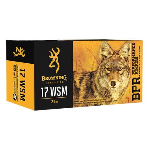 Browning Ammo B165117050 BPR 17 WSM 25 gr Polymer Tip 50 Bx/ 10 Cs Browning Ammo B165117050 BPR 17 WSM 25 gr Polymer Tip 50 Bx/ 10 Cs