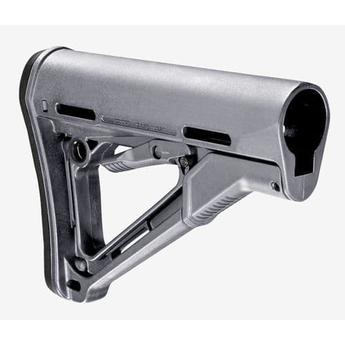 Magpu CTR Carbine Stock Stealth Gray Synthetic for AR-15, M16, M4 with Mil-Spec Tube (Tube Not Included) Magpu CTR Carbine Stock Stealth Gray Synthetic for AR-15, M16, M4 with Mil-Spec Tube (Tube Not Included)