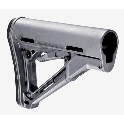 Magpu CTR Carbine Stock Stealth Gray Synthetic for AR-15, M16, M4 with Mil-Spec Tube (Tube Not Included) Magpu CTR Carbine Stock Stealth Gray Synthetic for AR-15, M16, M4 with Mil-Spec Tube (Tube Not Included)