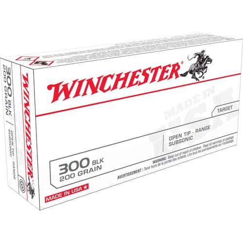 Winchester Ammo USA300BLKX USA 300 Blackout 200 gr Open Tip Range 20 Bx/ 10 Cs Winchester Ammo USA300BLKX USA 300 Blackout 200 gr Open Tip Range 20 Bx/ 10 Cs