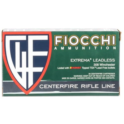 Fiocchi 308TTSX Extrema 308 Win 168 gr Tipped TSX Boat Tail 20 Bx/ 10 Cs Fiocchi 308TTSX Extrema 308 Win 168 gr Tipped TSX Boat Tail 20 Bx/ 10 Cs