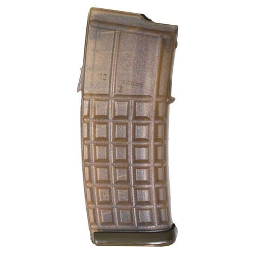 Steyr 1200050500 AUG Magazine 223 Rem,5.56 NATO 30rd Clear Body/Green Base Detachable Steyr 1200050500 AUG Magazine 223 Rem,5.56 NATO 30rd Clear Body/Green Base Detachable
