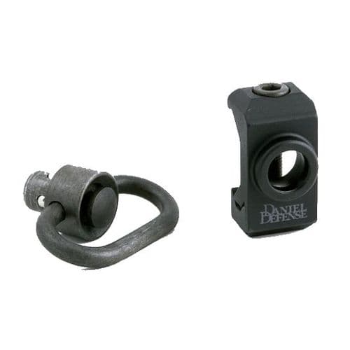 Daniel Defense Rail Mount Swivel Attachment 1.25" Quick Detach with Push Button Black Anodized - 03-021-30029 Daniel Defense Rail Mount Swivel Attachment 1.25" Quick Detach with Push Button Black Anodized - 03-021-30029