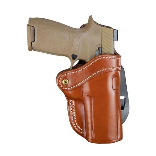 1791 Gunleather PDH24CBRR PDH 2.4 Classic Brown Leather OWB Springfield XD-M/Sig P320 Right Hand 1791 Gunleather PDH24CBRR PDH 2.4 Classic Brown Leather OWB Springfield XD-M/Sig P320 Right Hand