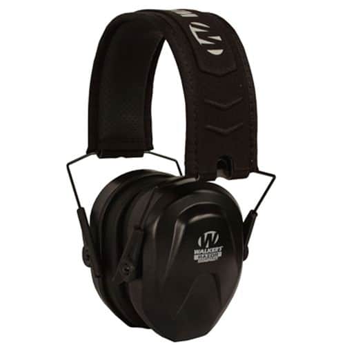 Walkers GWPCRPAS Razor Compact Passive Earmuff 24 dB Black Walkers GWPCRPAS Razor Compact Passive Earmuff 24 dB Black