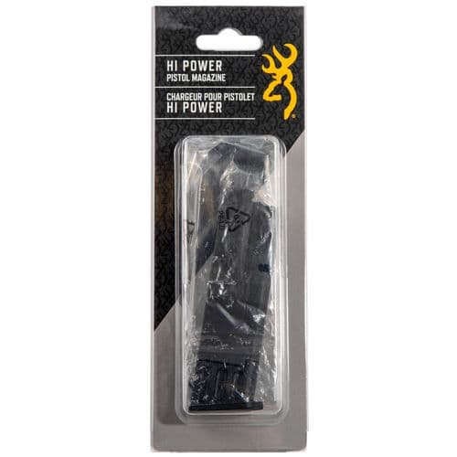 Browning 112051193 Hi Power 9mm Luger Browning Hi Power 10 Black Detachable With Pachmayr Base Browning 112051193 Hi Power 9mm Luger Browning Hi Power 10 Black Detachable With Pachmayr Base