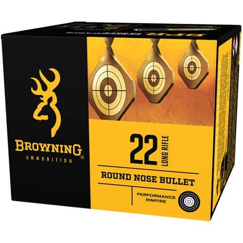 Browning Ammo B194122000 BPR Performance Rimfire 22 LR 36 gr Plated Hollow Point 500 Rounds Browning Ammo B194122000 BPR Performance Rimfire 22 LR 36 gr Plated Hollow Point 500 Rounds