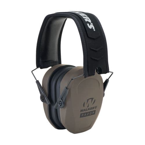 Walkers GWPRSMPASFDE Razor Slim Earmuff 27 dB Flat Dark Earth Walkers GWPRSMPASFDE Razor Slim Earmuff 27 dB Flat Dark Earth