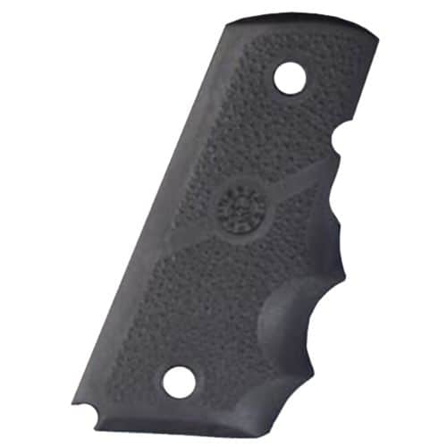 Hogue 43000 Rubber Grip with Finger Grooves 1911 Officer Black Hogue 43000 Rubber Grip with Finger Grooves 1911 Officer Black