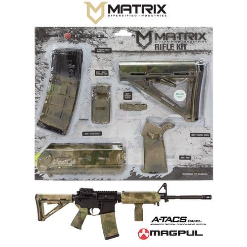 MDI MAGMIL24-FG A-TACS FG Camo Magpul MOE Kit Poly AR-15 MDI MAGMIL24-FG A-TACS FG Camo Magpul MOE Kit Poly AR-15