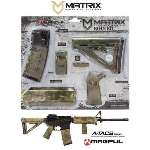 MDI MAGMIL24-FG A-TACS FG Camo Magpul MOE Kit Poly AR-15 MDI MAGMIL24-FG A-TACS FG Camo Magpul MOE Kit Poly AR-15