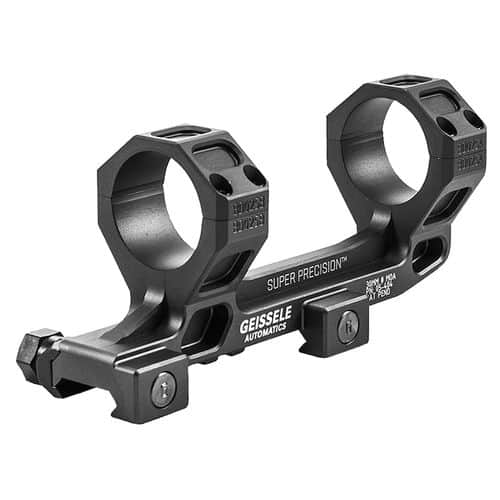 Geissele Automatics 05404B Super Precision AR15/M4 Scope Mount 30mm Ring & Base Combo Black Hardcoat Anodized Geissele Automatics 05404B Super Precision AR15/M4 Scope Mount 30mm Ring & Base Combo Black Hardcoat Anodized