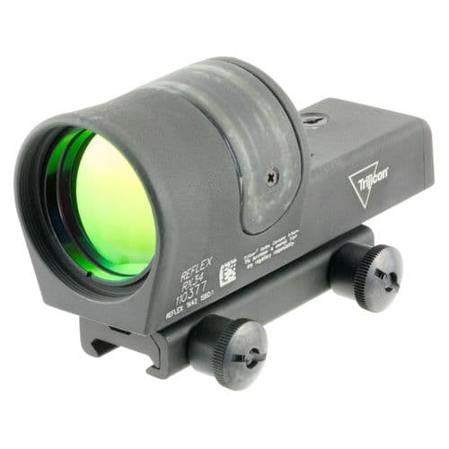 Trijicon 800049 Reflex with TA51 Mount 1x 42mm Obj 4.5 MOA Illuminated Amber Dot Black Self-Illumination Trijicon 800049 Reflex with TA51 Mount 1x 42mm Obj 4.5 MOA Illuminated Amber Dot Black Self-Illumination