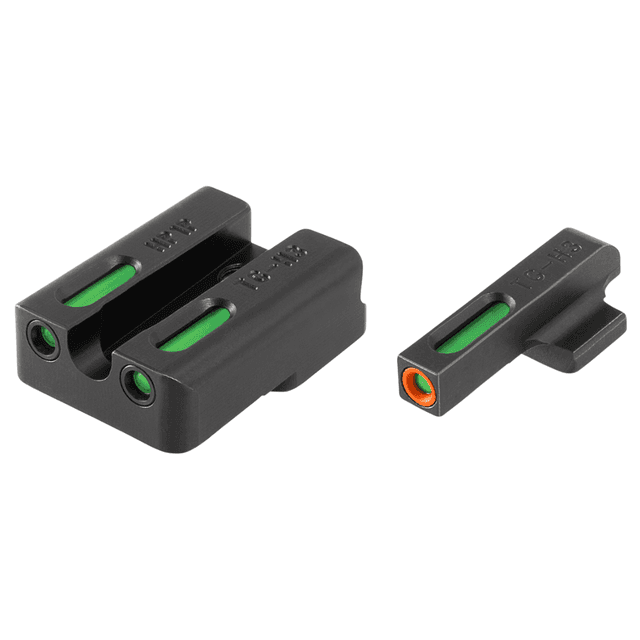 TruGlo TFX Pro Sights, Black/Green Tritium & Fiber Optic Orange Outline Front Sight Green Tritium & Fiber Optic Rear Sight - TG13HP1PC TruGlo TFX Pro Sights, Black/Green Tritium & Fiber Optic Orange Outline Front Sight Green Tritium & Fiber Optic Rear Sight - TG13HP1PC