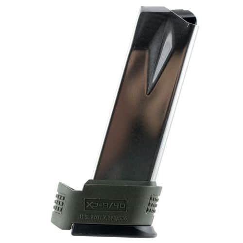 Springfield Armory XD Sub-compact 9mm Luger 16rd Silver/OD Green Extended XD0933 Springfield Armory XD Sub-compact 9mm Luger 16rd Silver/OD Green Extended XD0933