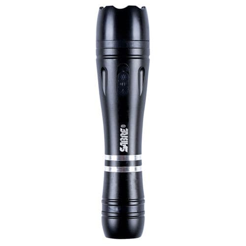 Sabre S3000SF Tactical Stun Gun With Flashlight Black 130 Lumen Sabre S3000SF Tactical Stun Gun With Flashlight Black 130 Lumen
