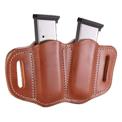 1791 Gunleather MAG21CBRA MAG2.1 Double Classic Brown Leather 1791 Gunleather MAG21CBRA MAG2.1 Double Classic Brown Leather