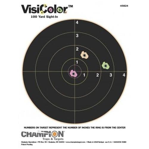 Champion Visicolor 8" Bullseye 10 Pack Champion Visicolor 8" Bullseye 10 Pack