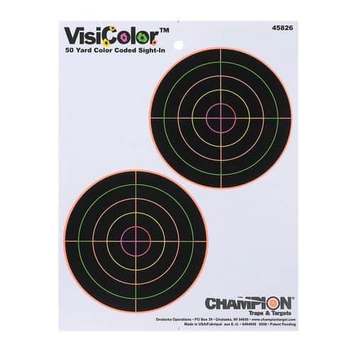 Champion Visicolor 5" Double Bullseye Champion Visicolor 5" Double Bullseye