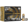 Federal P45HST1S Personal Defense HST 45 ACP 230 gr HST Jacketed Soft Point 20 Bx/ 25 Cs Federal P45HST1S Personal Defense HST 45 ACP 230 gr HST Jacketed Soft Point 20 Bx/ 25 Cs