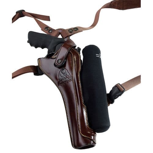 Galco KH172H Kodiak Hunter Chest Holster Havana Brown Leather Shoulder/Torso Strap Fits S&W X Frame 8.375" Right Hand Galco KH172H Kodiak Hunter Chest Holster Havana Brown Leather Shoulder/Torso Strap Fits S&W X Frame 8.375" Right Hand