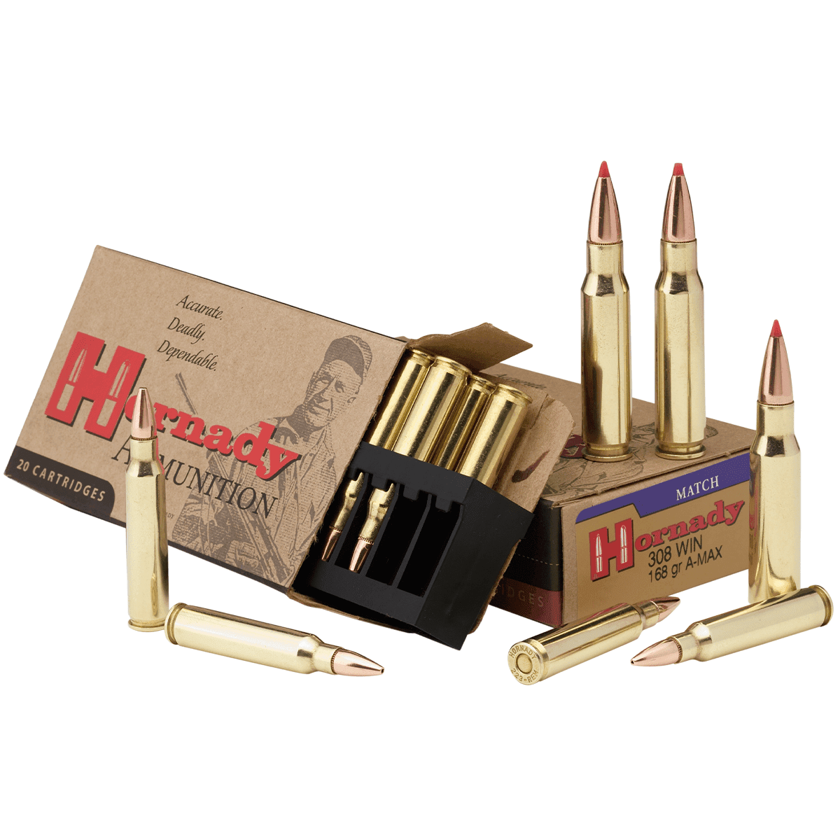Hornady 8097 Match 308 Win 168 gr Boat Tail Hollow Point Match 20 Bx/ 10 Cs Hornady 8097 Match 308 Win 168 gr Boat Tail Hollow Point Match 20 Bx/ 10 Cs
