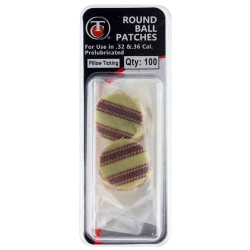 T/C Accessories 31007135 Pillow Ticking Roundball Patches 32 & 36 T/C Accessories 31007135 Pillow Ticking Roundball Patches 32 & 36