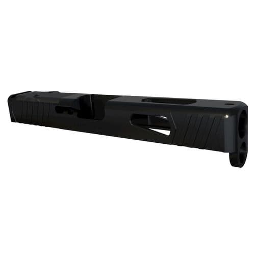 RIVAL ARMS RA10G106A Precision Slide Doc Optic Cut Compatible with Glock 17 Gen 4 17-4 Stainless Steel Black RIVAL ARMS RA10G106A Precision Slide Doc Optic Cut Compatible with Glock 17 Gen 4 17-4 Stainless Steel Black
