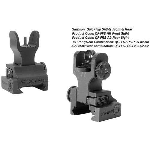 Samson FFS-FRS-PKG Manual Folding A2 Front/Rear AR-15 Alum Black Samson FFS-FRS-PKG Manual Folding A2 Front/Rear AR-15 Alum Black