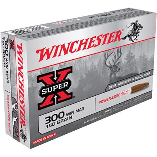 Winchester Ammo X300WMLF Super-X 300 Win Mag 150 gr Power-Core 95/5 20 Bx/ 10 Cs Winchester Ammo X300WMLF Super-X 300 Win Mag 150 gr Power-Core 95/5 20 Bx/ 10 Cs