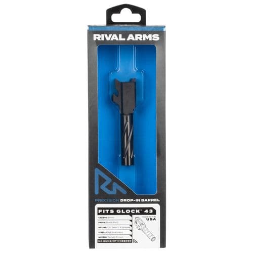 Rival Arms RA20G301A Standard V1 compatible with Glock 43 Black PVD Rival Arms RA20G301A Standard V1 compatible with Glock 43 Black PVD