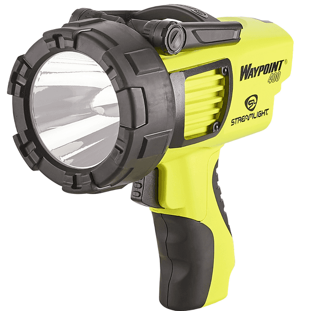 Streamlight WayPoint 400 Spotlight, Yellow Polycarbonate 38/600/1400 Lumens White LED 1,265 Meters - 44910 Streamlight WayPoint 400 Spotlight, Yellow Polycarbonate 38/600/1400 Lumens White LED 1,265 Meters - 44910