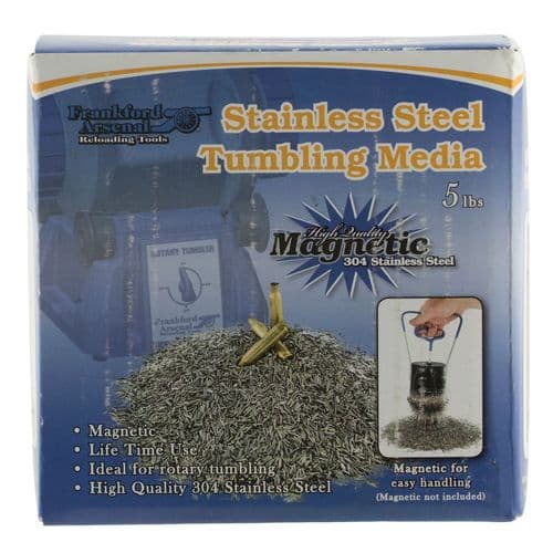 Frankford Arsenal 909191 Stainless Steel Pins Tumbling Media Universal 5 lbs Frankford Arsenal 909191 Stainless Steel Pins Tumbling Media Universal 5 lbs