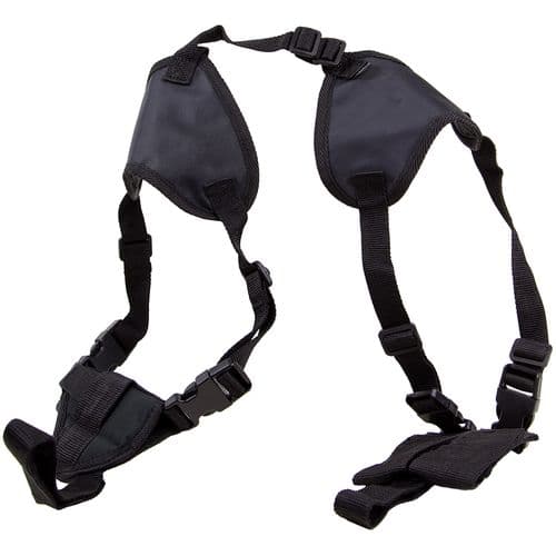 Bulldog WSHD20 Deluxe Shoulder Harness Black Nylon Harness Fits Ruger LCP/Glock 42/2-3" Barrel Ambidextrous Bulldog WSHD20 Deluxe Shoulder Harness Black Nylon Harness Fits Ruger LCP/Glock 42/2-3" Barrel Ambidextrous