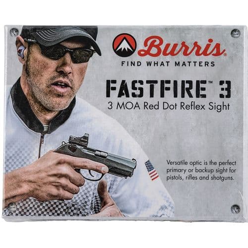 Burris 300234 FastFire III with Mount 1x 21x15mm 3 MOA Illuminated Red FastFire Dot CR1632 Lithium Black Matte Burris 300234 FastFire III with Mount 1x 21x15mm 3 MOA Illuminated Red FastFire Dot CR1632 Lithium Black Matte
