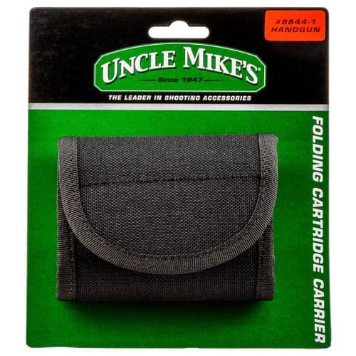 Uncle Mike's 88441 Folding Cartridge Carrier Handgun 12 Rounds Black Nylon Uncle Mike's 88441 Folding Cartridge Carrier Handgun 12 Rounds Black Nylon