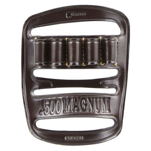 Galco KHB62H Kodiak Bandolier 500 S&W Mag 5 Rounds Havana Brown Leather Galco KHB62H Kodiak Bandolier 500 S&W Mag 5 Rounds Havana Brown Leather