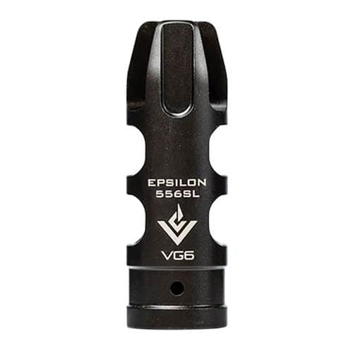 Aero Precision APVG100025A VG6 Epsilon 5.56 NATO SL Muzzle Brake Black Nitride 17-4 Stainless Steel Aero Precision APVG100025A VG6 Epsilon 5.56 NATO SL Muzzle Brake Black Nitride 17-4 Stainless Steel