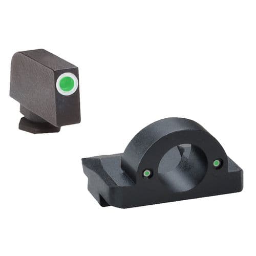 AmeriGlo GL126 Ghost Ring Night Sight Fits Glock 20/21 Tritium Green w/White Outline Front Tritium Green Rear AmeriGlo GL126 Ghost Ring Night Sight Fits Glock 20/21 Tritium Green w/White Outline Front Tritium Green Rear