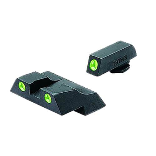 Meprolight ML10226 Tru-Dot Night Sight Set Fits Glock 26/27 Tritium Green Front/Rear Black Meprolight ML10226 Tru-Dot Night Sight Set Fits Glock 26/27 Tritium Green Front/Rear Black