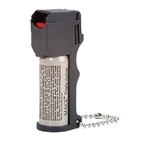 Mace 80141 Triple Action Pocket Spray OC Pepper 6-10 ft Range with Keychain Mace 80141 Triple Action Pocket Spray OC Pepper 6-10 ft Range with Keychain