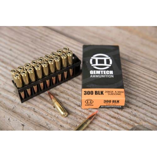 Gemtech Subsonic 300 Blackout 208 gr Polymer Tip Subsonic - 3010163 Gemtech Subsonic 300 Blackout 208 gr Polymer Tip Subsonic - 3010163