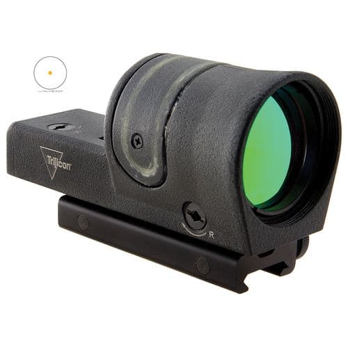 Trijicon 800042 Reflex with Flattop Mount 1x 42mm Obj 6.5 MOA Illuminated Amber Dot Black Trijicon 800042 Reflex with Flattop Mount 1x 42mm Obj 6.5 MOA Illuminated Amber Dot Black