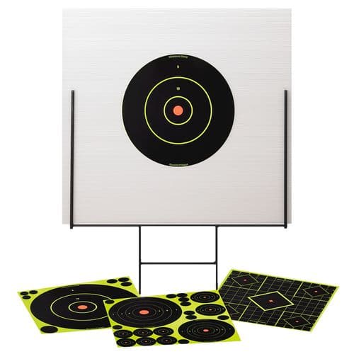 Birchwood Casey 46101 Shoot-N-C Portable Shooting Range Self-Adhesive Paper/Steel Bullseye/Diamond Black/Red 1 Kit Birchwood Casey 46101 Shoot-N-C Portable Shooting Range Self-Adhesive Paper/Steel Bullseye/Diamond Black/Red 1 Kit