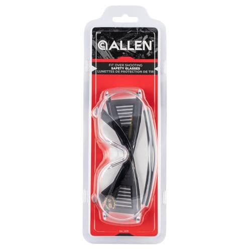 Allen 2169 Over Shooting & Safety Glasses Clear Black Allen 2169 Over Shooting & Safety Glasses Clear Black